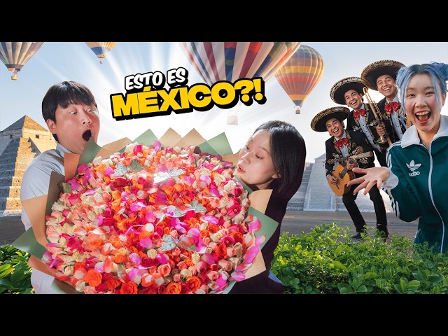 Mostré LO ROMANTICO DE MEXICO a los COREANOS, ASÍ REACCIONARON!! l Chingu Amiga