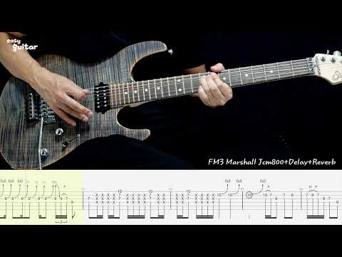 Metallica - Fade to Black Guitar Solo Lesson With Tab(Slow Tempo)