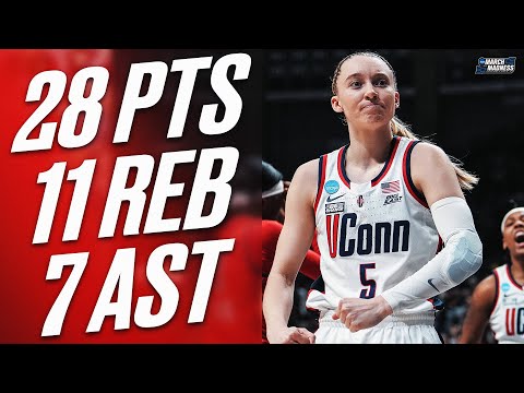 Paige Bueckers Drops Near Triple-Double In UCONN's RD1 Win vs Jackson State! | March 23, 2024
