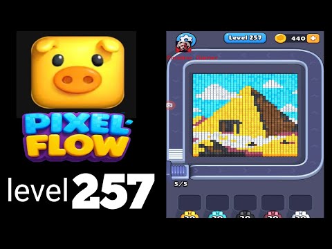 Pixel Flow Level 257 Walkthrough