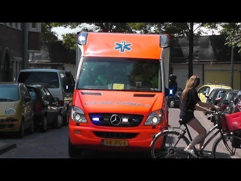 3x Spoed/A1 Ambulance`s 13-104 13-153 en 13-193 naar 3 Meldingen in Amsterdam en Zaandam