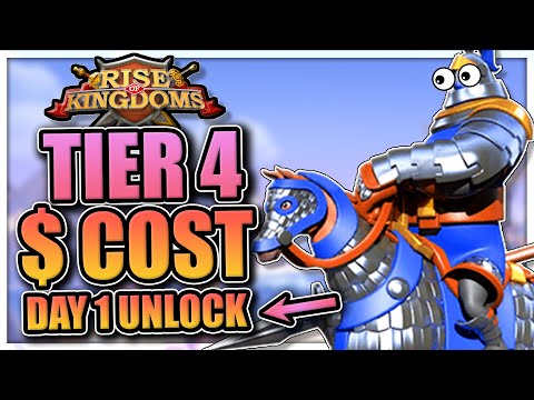 Cost for T4 on day 1 [Rise of Kingdoms] Amazon Appstore