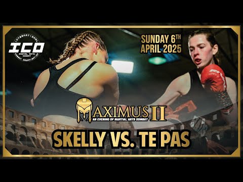 🏆 Maximus II | Haillie Skelly vs Jaimy Te Pas | ICO European B-Class K1 Title (52kg)
