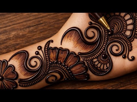 Simple Arabic Bel Mehndi Design|| Very Beautiful Mehndi Design||Very Easy Mehndi Design