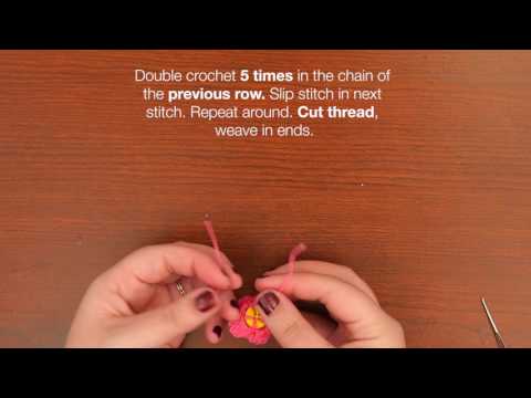 Crochet Button Flowers