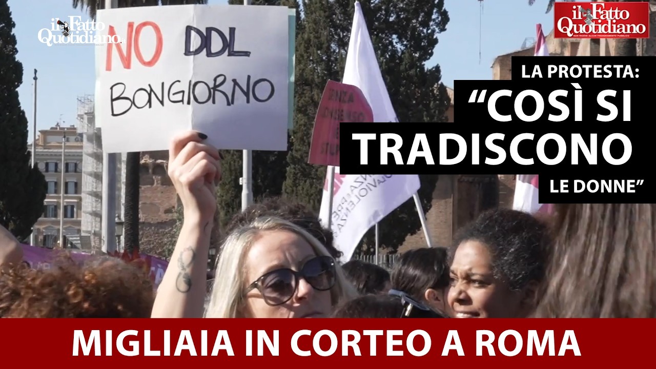 In migliaia contro il Ddl Bongiorno: “Un tradimento nei confronti delle donne”