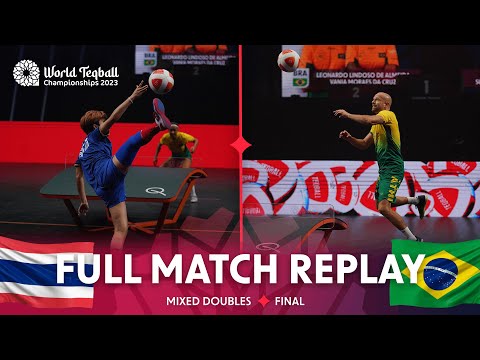 World Teqball Championships | Mixed Doubles, Final| S.Wongkhamchan,P.Dejaroen vs V.Da Cruz,L.Lindoso