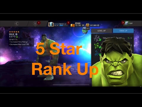 5 Star Rank Up|OG Hulk| Marvel Contest Of Champions