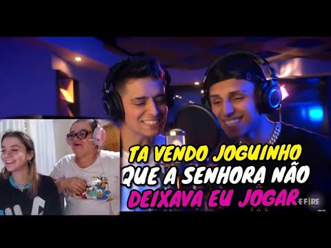 LOUD VOLTAN E SUA MÃE REAGINDO Hoje é Só Capa Coringa, Nobru, Weedzão, ElRacha, Piuzinho, ElGato,