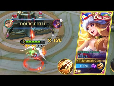 INSPIRE SO OP | BROKEN ITEM | TOP 1 GLOBAL FREYA | FREYA BEST BUILD 2022 | MUST WATCH | MLBB✓