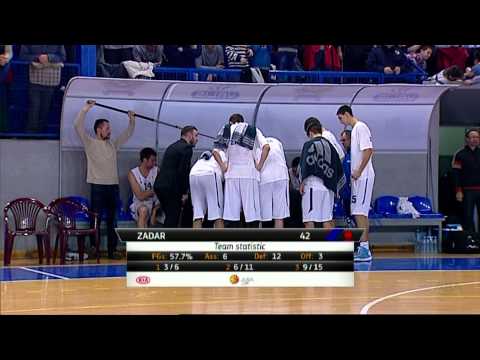 ABA Liga 2014/15, Round 13 match: Metalac Farmakom - Zadar (20.12.2014)