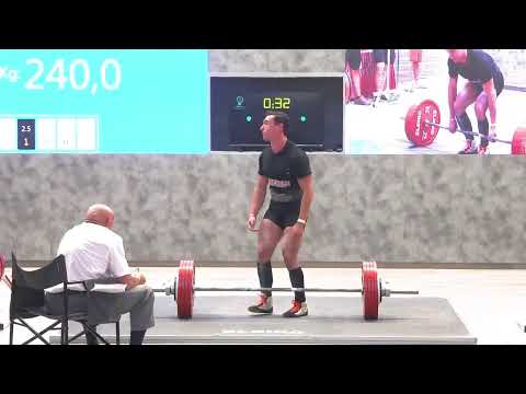 4° GARA NAZIONALE CLASSIC DI POWERLIFTING SENIOR MASCHILE  Cat. - 74 kg. 1° gruppo