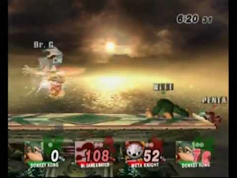 Dr. Grandpa(DK) + Will(DK) vs Chaos Marth(MK) + Penta(G&W) 1