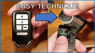 How to replace Honda SMART key fob battery - Works for all Honda models