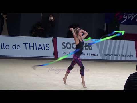 Viktoria MAZUR (UKR) ribbon - 2017 Thiais trainings
