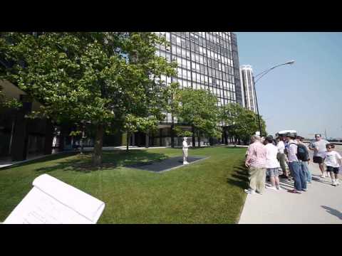 Walking the Drive: Mies' four black boxes