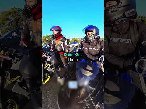 Biker Flirted With Dream Girl 😱 Credit @Ally.yzf.