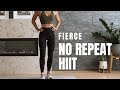 FIERCE Full Body HIIT Workout // NO REPEATS + No Equipment
