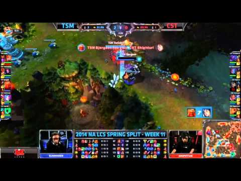 A Classic Bjergsen Outplay | TSM vs CST W11D2 NA LCS