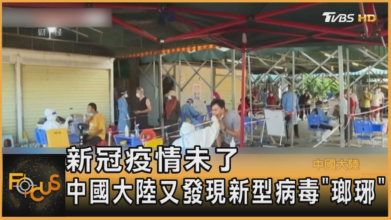 新冠疫情未了 中國大陸又發現新型病毒「瑯琊」
