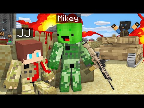 How Mikey & JJ Became War in Minecraft Challenge (Maizen Mazien Mizen)