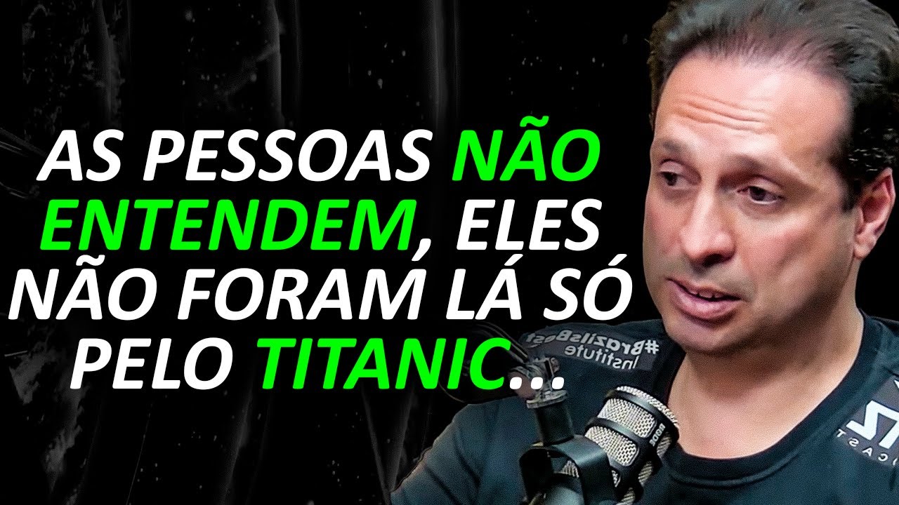 PILOTO DE SUBMERSÍVEL COMENTA SUBMARINO DO TITANIC
