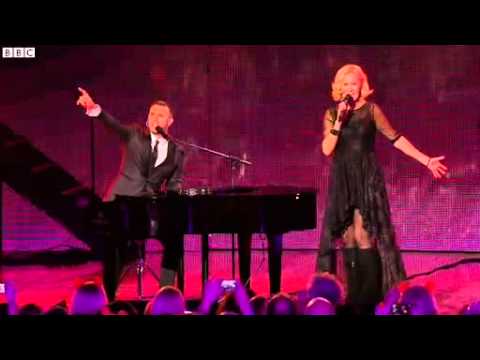 Agnetha and Gary Barlow BBC commercial