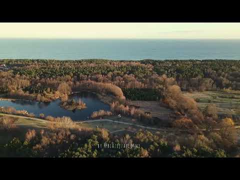 Gdańsk Przymorze - okolice parku Reagana - Styczeń 2022 • Winter 2022 • Drone footage DJI