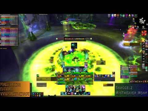 Praise the sun vs. Mythic Tichondrius ( Holy Priest / Mistweaver pov)