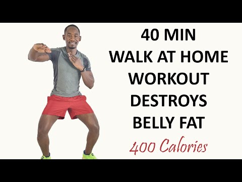 45 Minute Intense Running Workout at Home for Slimming 400 Calories