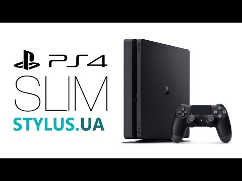 Игровая приставка Sony PlayStation 4 Slim 500GB черный+ 3 игры - Видео