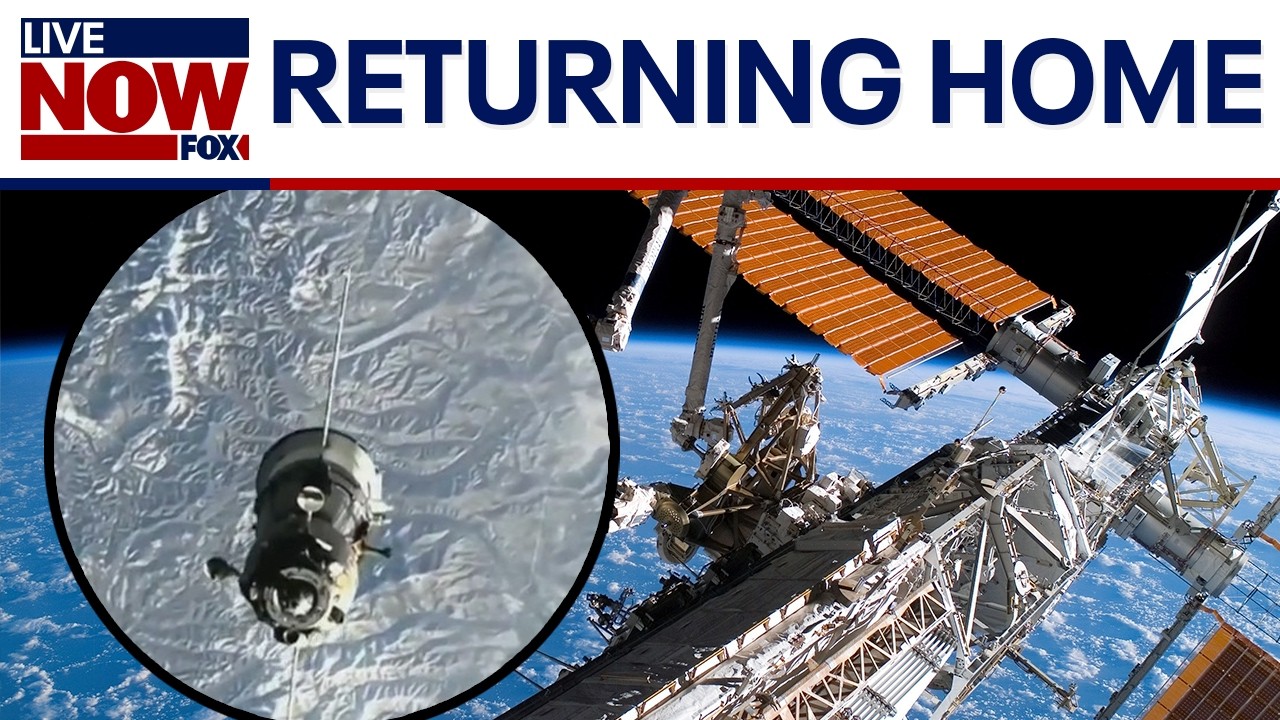 Astronauts undock from International Space Station, begin return to Earth