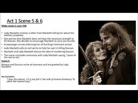 Grade 11 - Week 11 - Macbeth Scene 5 & 6