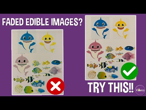 Edible Image Not Vibrant?  Here's an Easy Fix!