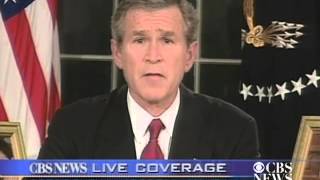 2003: President Bush announces invasion of Iraq