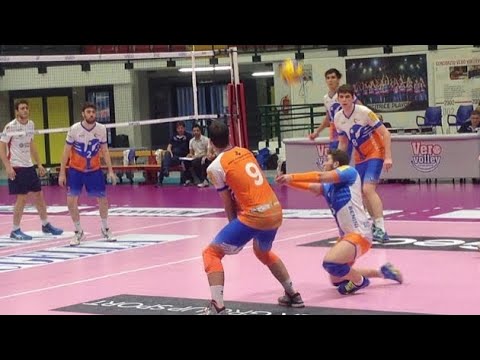 U19 M Volleyball Carlandrea Benini last point dig VS U.S.D SCANZOROSCIATE