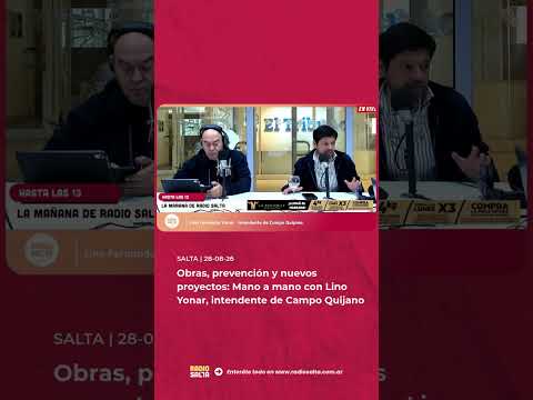 Obras, prevención y nuevos proyectos: Mano a mano con Lino Yonar, intendente de Campo Quijano