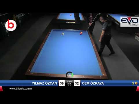 YILMAZ ÖZCAN & CEM ÖZKAYA Bilardo Maçı - 2019 TÜRKİYE ŞAMPİYONASI 3.ETAP-ELEME