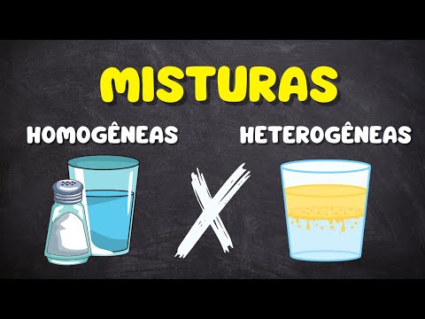 A DIFERENÇA entre mistura HOMOGÊNEA e HETEROGÊNEA