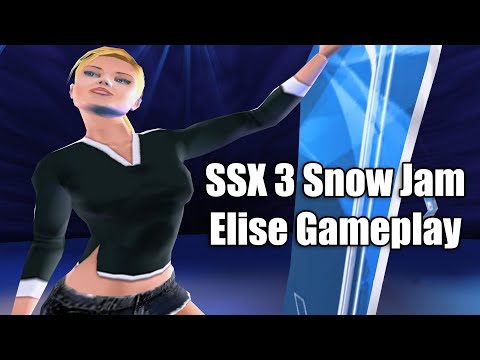 [4K] SSX3 Snow Jam Elise Gameplay