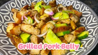 Grilled Pork Belly with Cucumber