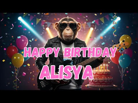 ALISYA Happy Birthday Song - Happy Birthday to Alisya