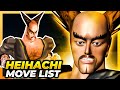 HEIHACHI MISHIMA MOVE LIST Tekken 1