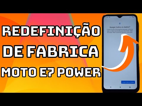 COMO FAZER REDEFINIÇÃO DE FABRICA DO CELULAR MOTOROLA MOTO E7 POWER