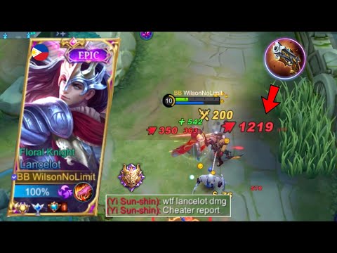 THIS IS HOW TO USE LANCELOT IN HIGH RANK!! + NEW LANCELOT ONE SHOT BUILD 🔥| TOP 1 LANCELOT GAMEPLAY