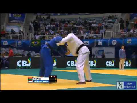 Judo 2013 World Championship Rio de Janeiro: Monne (BUR) - van de Kamer (NED) [-81kg]