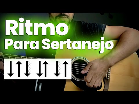 Como Fazer o Ritmo (Batida) De Sertanejo, Mais Usado Para Tocar Violão!