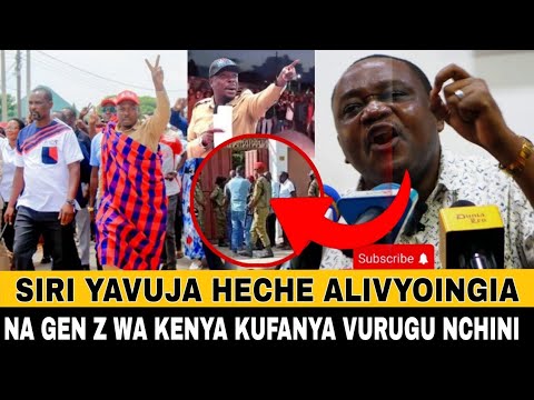 YONA;AVUJISHA SIRI ZA HECHE KUINGIZA GEN Z WA KENYA KULETA VURUGU NCHINI/WANATUMIKA WATU WA ULAYA
