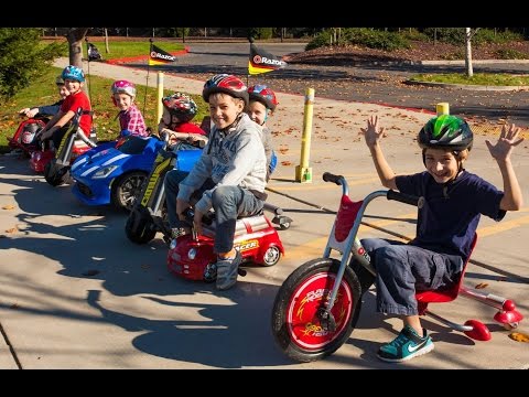 Razor Crazy Cart vs Power Rider 360 vs SRT Viper vs Mini Racers Big Race!