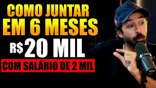 COMO JUNTAR E INVESTIR GANHANDO POUCO EM 2026